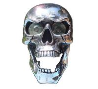 Générique Phare de crâne de moto - Décoration de phare pour moto - Cadeau de décoration fête d'Halloween 2022 | Lampe frontale rétro en résine avec tête de mort