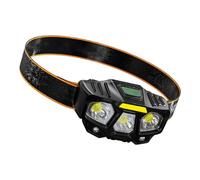 Générique Phare LED avec réglage Flexible, WSj10 Three Eye Head | Lampe frontale à faisceau large avec sortie puissante pour le cyclisme de nuit, phare étanche et lumineux pour les