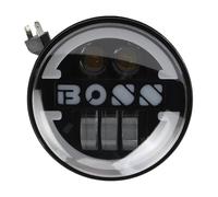 Générique phares de moto Phare LED pour motos Cruiser, 5.75 pouces, pour Dyna Softail pour Sportster 883 XL883 FXCW DRL, feux de croisement et route Blocs Optiques Moto