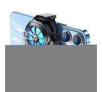 Générique Phone Cooler Fan, Double Fan Clip, 3.41x2.45in Smartphone Cooling Tool, High Efficiency Heat Dissipation, Quiet Lightweight Design for Video, Watching, Game, Playing, Music, Listening