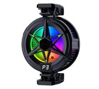 Générique Phone Cooler - Magnetic Cooling Fan With RGB Lights, 3 Speeds