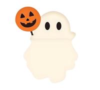 Générique Phone Figurine, Halloween Ghost Decor, Mini Stick on Sculpture, 0.98x0.59x1.38 inches Reusable Adhesive Backing, Compact Cute Design, Perfect for Phones, Tablets, Dashboards, Seasonal Use