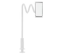 Générique Phone Holder for Bed | Cell Phone Holder for Bed,Gooseneck Arm Clamp Bracket Neck Design for Book Laying Pillow Nightstand Kitchen Treadmill