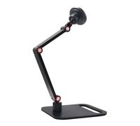 Générique Phone Holder, Mobile Stand, Magnetic Adjustable Design, 360 Degree Rotation, Smartphone Support Mount for Desk, Table, Bedside, Living Room, Countertop, Home, Color Black