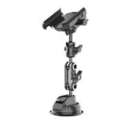 Générique Phone Holder Mount, Suction Cup Stand, Windshield Bracket Grip, Adjustable Arm Design, Strong Vacuum Lock, Ideal for Cars, Trucks, Taxis, Glass, Dashboard, Travel Easy to Use