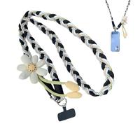 Générique Phone Lanyard Strap, Safety Mobile Sling Holder with Patch, Anti Drop Cell Phone Neck Strap for Travel Walking Hiking Cycling Fishing Climbing Outdoor Use Men Women Teacher