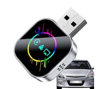 Générique Phone Mirroring Adapter - 3 in 1 Plug and Play Wireless Screen Mirroring Converter for Smartphone to Car Display Adapter for Music Streaming Calling Navigation