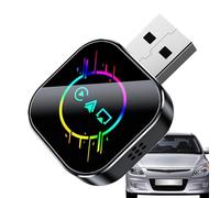 Générique Phone Mirroring Adapter - 3 in 1 Plug and Play Wireless Screen Mirroring Converter for Smartphone to Car Display Adapter for Music Streaming Calling Navigation