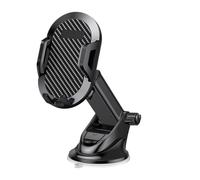 Générique Phone Mount, Vacuum Suction Holder, Strong Grip Phone Stand, 5.12x2.6x4.37 inches Compact Adjustable Cradle, Dashboard Solution for Truck, Windshield, Window and Driving Navigation