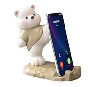 Générique Phone Stand Desktop Ornament - Cute Phone Stand | Resin Bear Adjustable Anti-Slip Figurines | Cell Phones Holder for Gym Offices Home Outdoor Travel Vlogging Filming Video Calls Recording