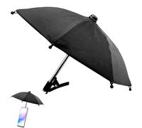 Générique Phone Sun Shade Cover, Adjustable Anti-Glare Shield with Clip, Umbrella Stand for Cell Phones, Portable Screen Protector for Outdoor Use, Travel, 11.02x7.48 inches, 1 Piece