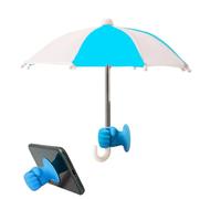 Générique Phone Umbrella - Polyester Heat Insulation Smartphone Shade | Adjustable Mini Mobile Screen Protector for Anti Glare Video Watching, Navigation, Beach, Pool, Vacation, Road Trip