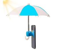 Générique Phone Umbrella Shade - Adjustable Angle Pivot, Compact Sun Protection Design, Portable Mobile Accessory, Lightweight Travel Gear, Unique Outdoor Aesthetic | For Sunny Beach Days