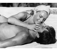Générique Photo de Romy Schneider et Alain Delon dans le film La Piscine (24x30 cm)