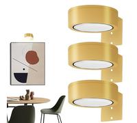 Générique Photo Lights for Wall | Dimmable Auto-Off Painting Lights with Remote Control for Wall,Art Lighting for Home Living Room Bedroom Dining