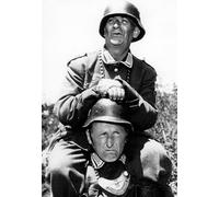 Générique Photo Noir et Blanc La Grande Vadrouille, Impression sur Papier Satiné, Art Mural, plusieurs diemnsions de 10 x 15cm à 60 x 84 cm, 60x84cm, Papier 190g/m², Décoration Murale (10 x 15 cm)