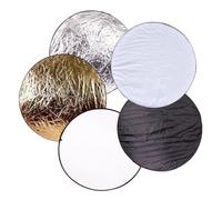 Générique Photography Reflector - 5 - in -1 Foldable Photo Diffuser Panel | Foldable Photography Lighting Reflector, 5 - in -1 Round Light Diffuser Panel For Photo Studio Outdoor Lighting