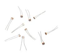 Générique Photorésistance Gl5528 Lot de 10 Pièces Résistance Ldr Dépendante Lumière Composant Électrique pour Capteur de Lumière Industriel