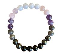 Générique Phrases Breloques Perles Classique Bracelet Highlights Individual Charm En Mm Bracelet Bracelets En Bijoux (Purple, One Size)