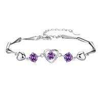 Générique Phrases Ensembles Bracelet Pour Messages Anneaux And Elegant Hand Jewelry Bracelet Cadeau Bleu Avec Bijoux (C, One Size)