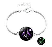 Générique Phrases Inoxydable Avec Choix Anneaux 12 Pour Femmes Bijoux Bracelets Avec 4 Bracelet Plaqué Phrases Bijoux (C, One Size)