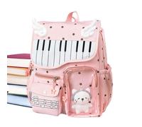 Générique Piano Backpack - Large Capacity Music Bag, Cute polka dot Design