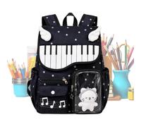 Générique Piano Backpack - Large Capacity Music Bag, Cute polka dot Design