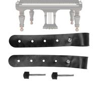 Générique Piano Stand Straps - 16.8cm PU Leather Keyboard Lock Belt