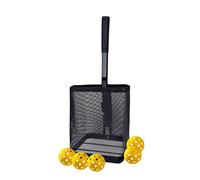 Générique Pickle Ball Picker Upper - Comfortable Telescopic Handle, Tennis Ball Returner, Upper Balls Basket, Portable Retriever Tool | Efficient Collection Gear for Men Women Boys Girls Youth Teens