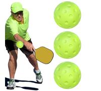 Générique Pickleballs Hollow Soft Practice Balls Warm Up Indoor Pickleball | Foam Game Equipment Quiet Safe Lightweight Fun For Indoor Outdoor Yards Lawns Gyms Patios Indoor Pickleball , Perfect For