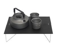 Générique Picnic Folding Table - Rectangular Portable Tray Table F Or Camping, Banquets, and Outdoor Use | Multipurpose Use Lightweight Foldable for Holding Food, Laptops, Drinks, and More