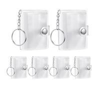 Générique Picture Holder, Keychain Display Frame, Wallet Insert, Unique Sentiment Gift, Personal Accessory, Instant Photo Organizer, Mini Size Brown for Birthday, Wedding, College Students