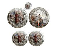 Générique Pièce commémorative de la Mission de la Paix 2026, Symbole de Compassion, de Pleine Conscience et d'unité pour Les collectionneurs et Les sympathisants. (2Pcs 03#)