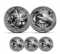 Générique Pièce commémorative « Pile Je reçois Une fellation/Face Je reçois Une sodomie », pièce de défi Amusante sur l'intimité Masculine, pièce à Double Face pour Couples, jeton Fantaisie (3pcs)