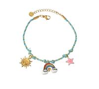 Générique Pièce de bijoux en cordon tressé bohème moderne avec accent en métal, à superposer confortable pour un usage quotidien, accessoire de poignet unisexe