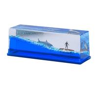 Générique Pièce Maîtresse De Table De De Croisière - Ornement De À Vagues Liquides | Ship De Croisière En Papier Papier 3D | Décor De Bureau En Acrylique Coquille Qui Ne Coule Plus, Décoration De