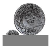 Générique Pièce pour des Bonbons Ou Un Sort | Pièce Décorative Accessoire Fête d Halloween Trick Or Treat | Jeu en À Motif Citrouille pour Chasse Au Trésor Fête Scolaire