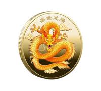 Générique , pièces d'art, Coiin Collection, Good Luck Coines | 2024 Année Dragonss Coin | à Collectionner en métal, Souvenir cooiin, Attirer la prospérité et la Bonne Fortune