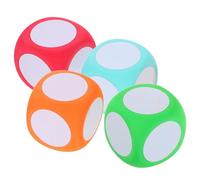 Générique pièces de Jeu Cubes effaçables à Sec éducatifs en Mousse EVA 6 cm 4 pièces pour activités mathématiques à la Maison et Apprentissage DIY pour Enfants