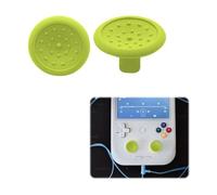 Générique Pièces de rechange capuchons de joystick de la console de jeux pour ANBERNIC RG406V / RG406H / RG476H / RG477M capuchons antidérapants pour les pouces (Vert)