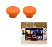 Générique Pièces de rechange capuchons de sticks analogiques de la pour Legion Go S, capuchons antidérapants pour manettes de console de jeu portable (Orange)