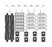 Générique Pièces de Rechange for aspirateur Robot Dreame D10 Plus 2 RLD32GD, Brosse latérale Principale, Filtre, serpillière, Sac à poussière(32pcs)