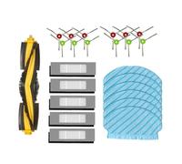 Générique Pièces de Rechange for aspirateur Robot Hybride Ecovacs, Deboot OZMO N7 N8 920 950 T5 T9 Yeedi 2, Brosse latérale Principale, Filtre, serpillière(Pink)