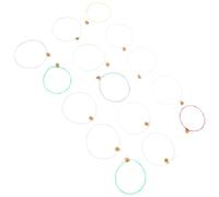 Générique Pièces d'Instruments Cordes de Harpe 15 Pièces Nylon Stable pour Harpe Lyre Accessoires Faciles à Ranger