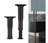 Générique Pied De Lit - Lot De 2 Supports en PP | Colonne De Renfort Réglable pour Meuble | Jambes De Rechange pour Canapés Armoires Et Stabilisation Domestique