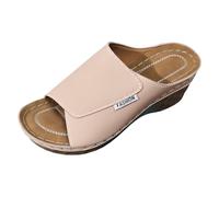 Générique Pied E Femme Été Sandales Compensees Femme Confortable Mules Été Plateforme Bout Ouvert Rome Chaussures Vintage Pantoufles Tendance Plage Printemps 2026 Mignonnes Sexy Travail Bureau