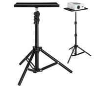 Générique Pied Support Videoprojecteur Réglable avec Plateau, Trépied en Abs et Fer, Design Stable et Hauteur Ajustable, pour Bureau et Usage Desktop