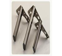 Générique Pieds de Meubles 3 pièces, Pieds de Remplacement for Armoire de Salle de Bain, Buffet, Meuble TV, Table Basse - léger mais Robuste, Installation Facile(Gray,350mm/13.8 in)