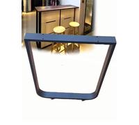 Générique Pieds de Meubles en Fer, Pieds de Bureau de Support latéral réglables, Pieds d'armoire de comptoir de Barre en métal Robuste, for Le Bureau à Domicile(Black,19.7x3.7in/50x78cm)