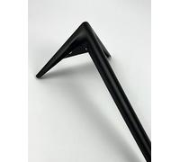 Générique Pieds de Meubles en métal, Pieds de Support Robustes for Commode, Table Basse, Table à Manger, Buffet, Pieds de Meubles de Remplacement Bricolage(Black,Height 4.7 inch/12cm)